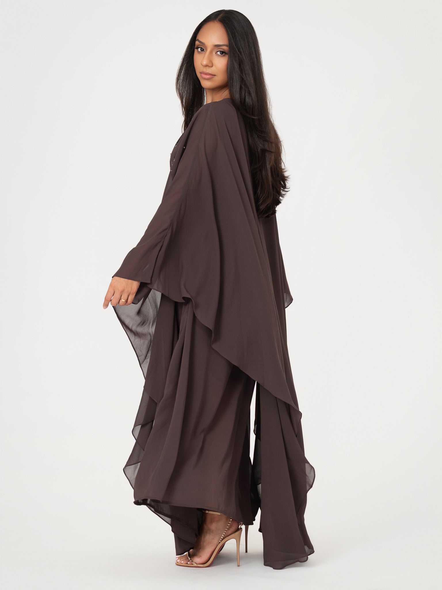 Sequined Kaftan Dress